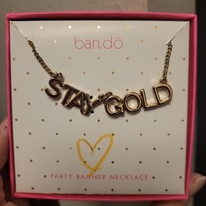 Ban.do Stay Gold Necklace - Elegant Gold